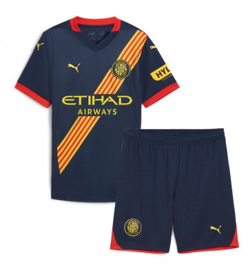 Girona Replica Away Stadium Kit for Kids 2024-25 Short Sleeve (+ pants)